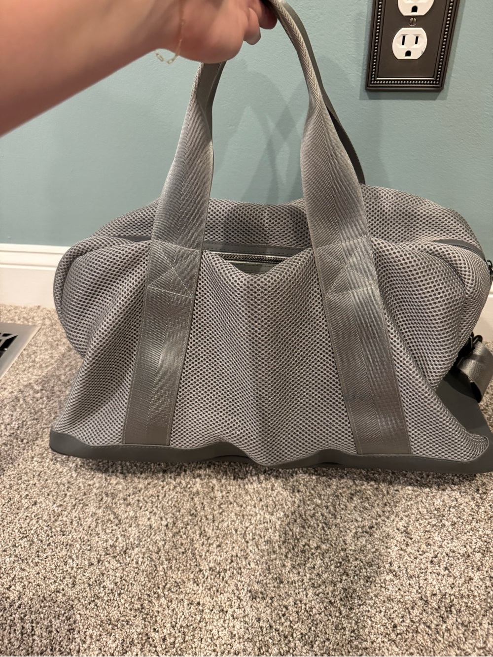 Mesh Weekender Duffel Bag - Picture 2 of 5